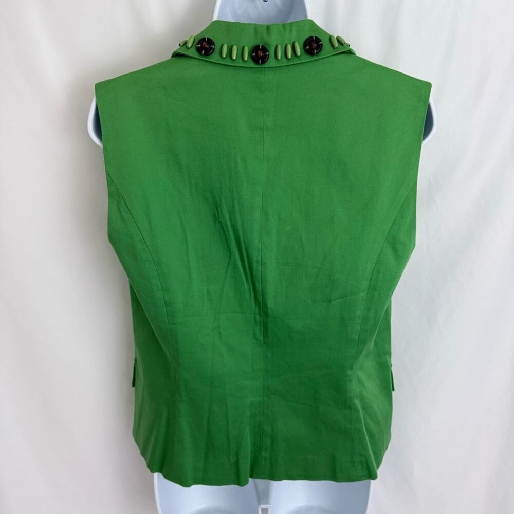 Ruby Rd. Green Vest Size 10 - Picture 6 of 9